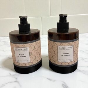 Sand + Fog Warm Cashmere Hand Wash 2 Pack | 17.5 oz Each | Cozy Luxury Soap